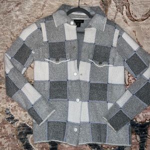 Rachel Zoe | Plaid Fleece | fuzzy